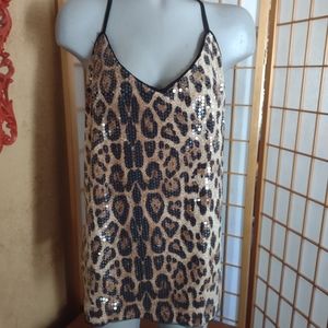 Grace Karin, NEW  with tags sequined tank, 2XL.